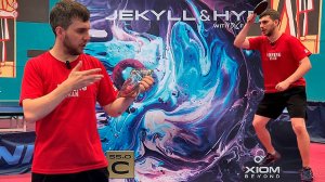 ВЫБОР HUGO CALDERANO! XIOM JEKYLL & HYDE С 55.0! Обзор на накладку для настольного тенниса
