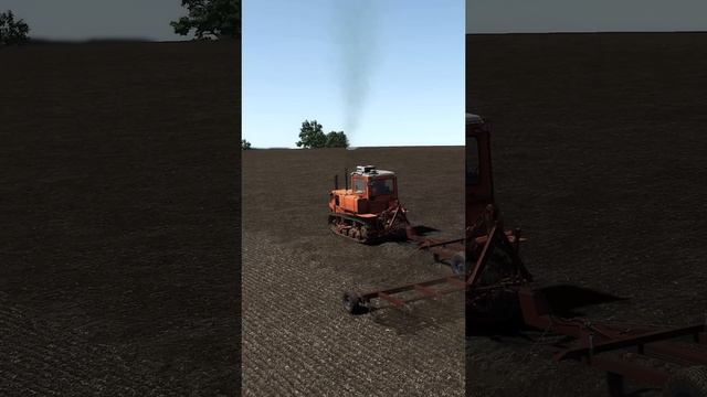 Farming Simulator ДТ-75 боронует поле смотреть онлайн