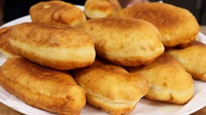 Жареные ПИРОЖКИ НА КЕФИРЕ Пышное тесто, сочная начинка!
