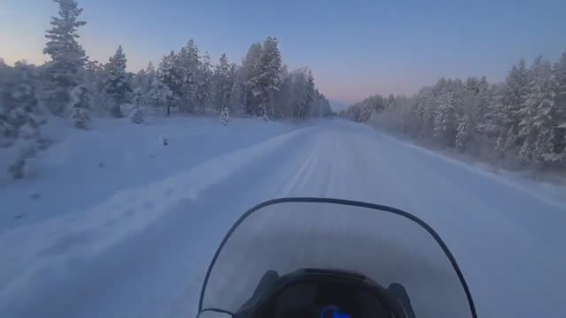 Снегоход для леса Тайга Атака с двигателем к6а. Замер скорости. смотреть онлайн