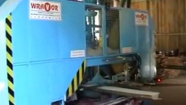 Ленточнопильный бревнопильный станок WRAVOR смотреть онлайн