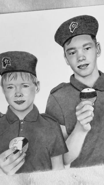 Портрет простым карандашом ✏️