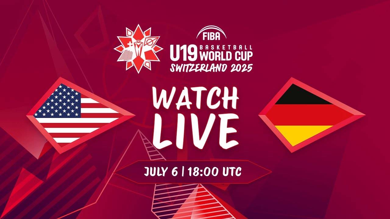 CША — Германия Баскетбол ЧМ. До 19 лет. Швейцария. Финал Прямая Трансляция