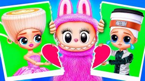 Лабубу, Балерина Капучина и Ассасино Капучино! Идеи для кукол ЛОЛ ОМГ