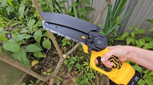 Тестирую аккумуляторную цепную пилу из Чижика💁♀