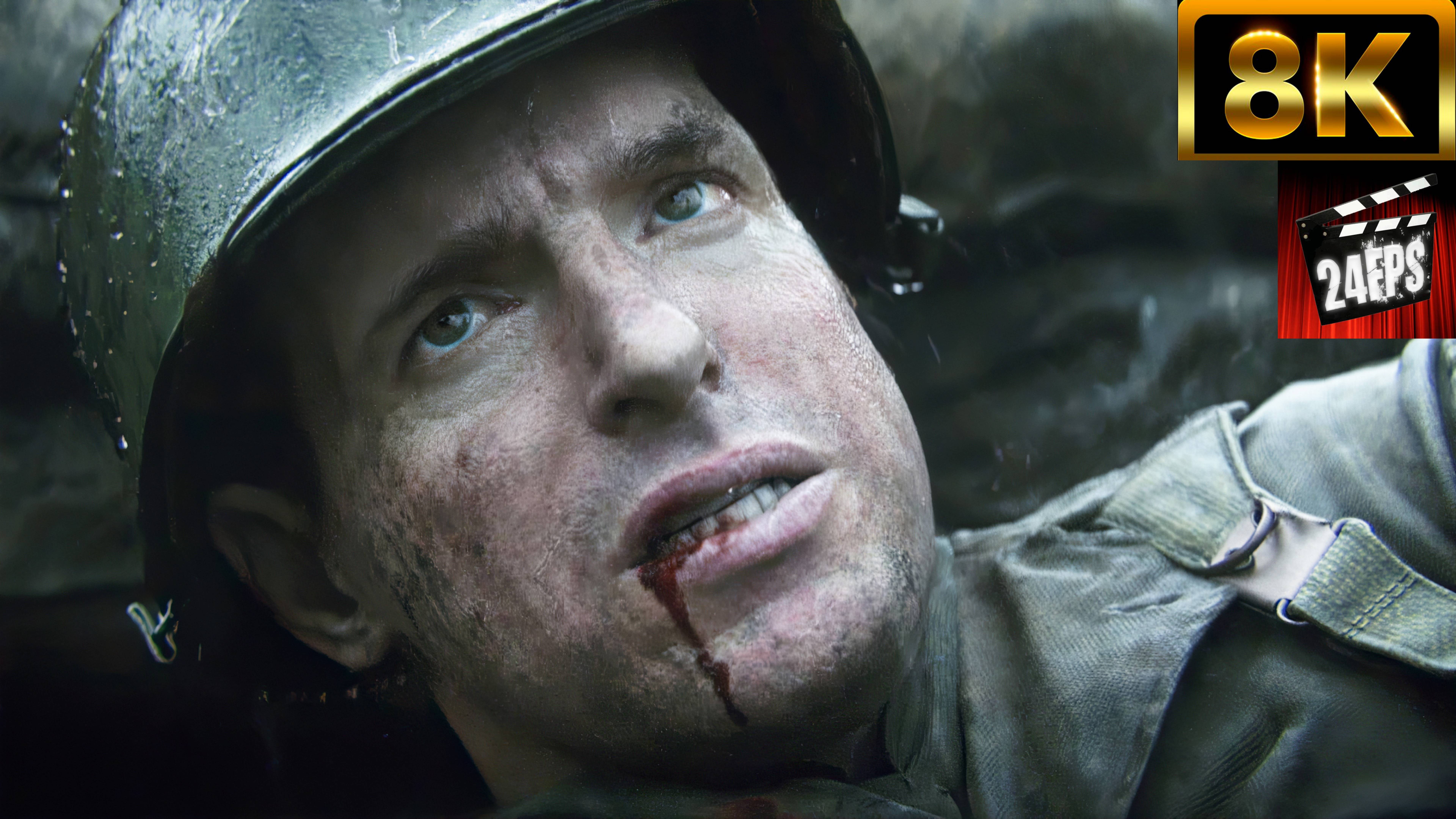 Call of Duty: WWII - Turner Death Cinematic (Remastered CGI 8K) смотреть онлайн