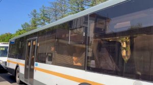 Автобус ЛиАЗ-5292.65-03 следует по маршруту 22 ”А/с Лыткарино-Песчаная ул. - МЦД Люберцы”