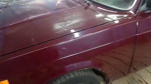 вернул цвет заматовевшей акриловой краске полировкой вастой 3м