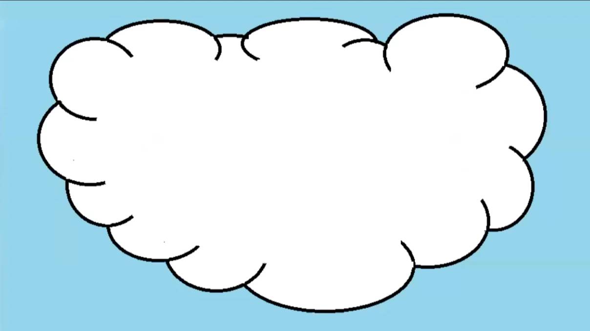 Рисуем облако смотреть онлайн