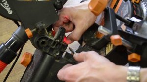 Как настроить лазерный указатель на торцовочной пиле Evolution