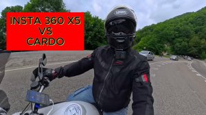 INSTA 360 X5 VS CARDO BMW R1200GS