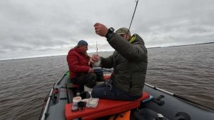 Рыбалка на Белом море. Камбала, навага, корюх.