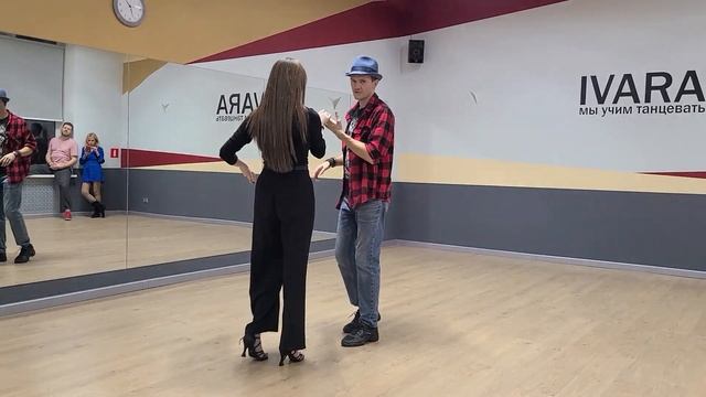 Salsa Partnerwork 24.12.20 Vadim Supsun & Sofia Filippova. Tres-Tres, Enchufla Doble #dance смотреть онлайн