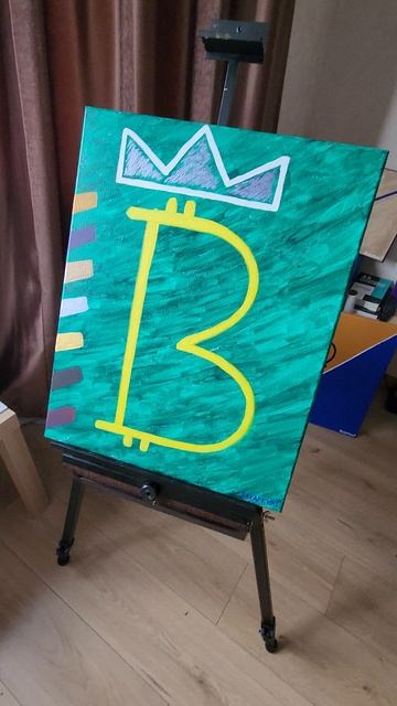 КАРТИНА ЗАХАРКИНА РУСЛАНА - "ЦИФРОВОЙ КОРОЛЬ" (2025) / КРИПТО-АРТ / СОВРЕМЕННОЕ ИСКУССТВО смотреть онлайн