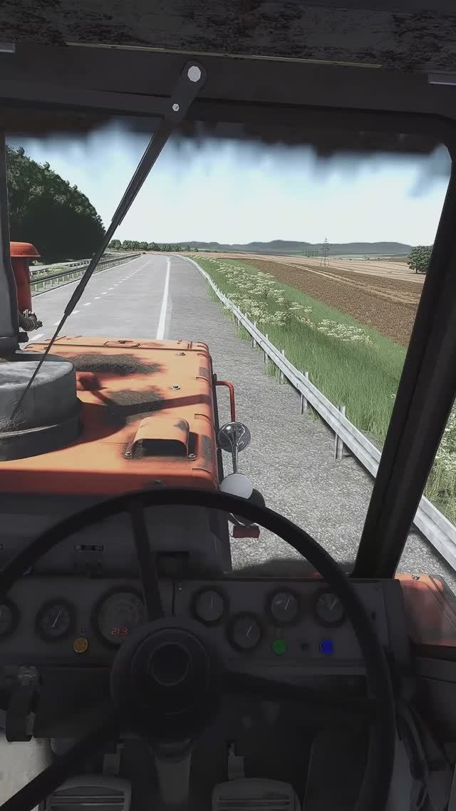 Farming Simulator 25 Т-150К едет с поля по трассе смотреть онлайн
