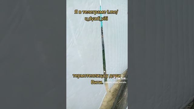 Делаю термочехол из термоткани от дяди Вити для теплиц. #термотеплица #дядявитя #огород #дача #сад
