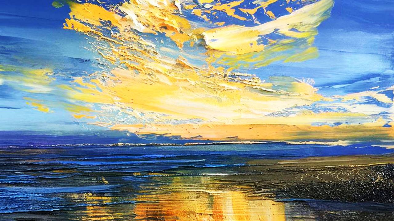 Пастозные картины художника Линна Боггесса смотреть онлайн