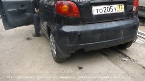 1ая серия с Дэу Матиз 3цилиндра - дымит конкретно!!! Лечим!