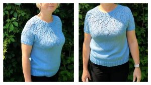 Влог.Готовая работа.И готов мк на футболку Незабудка.