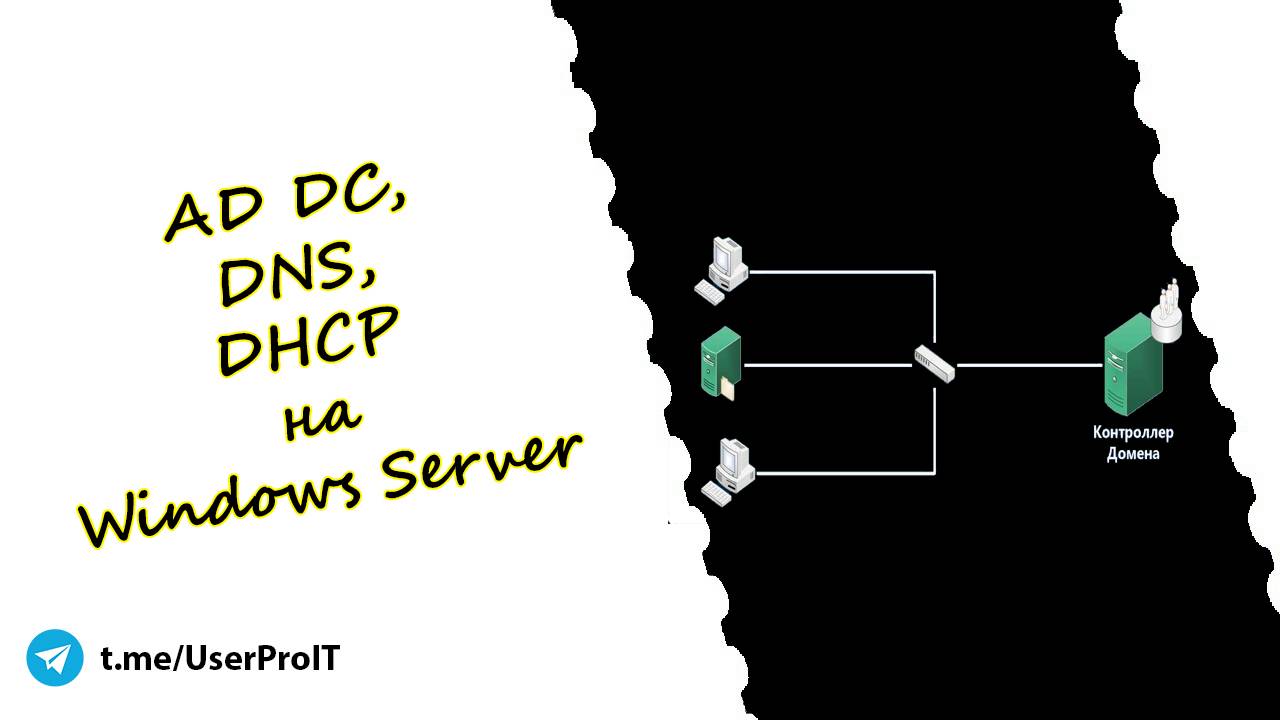 AD DC, DNS, DHCP на Win Server смотреть онлайн