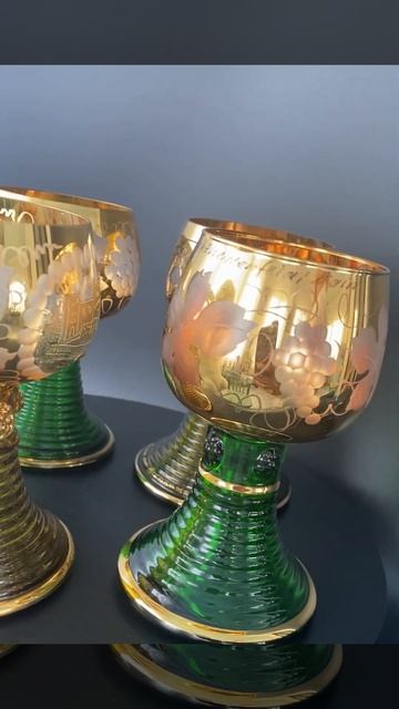 Большие коллекционные рёмеры золотые #remer