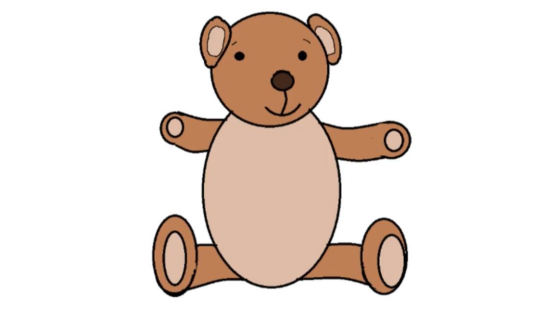 Рисуем плюшевого мишку смотреть онлайн