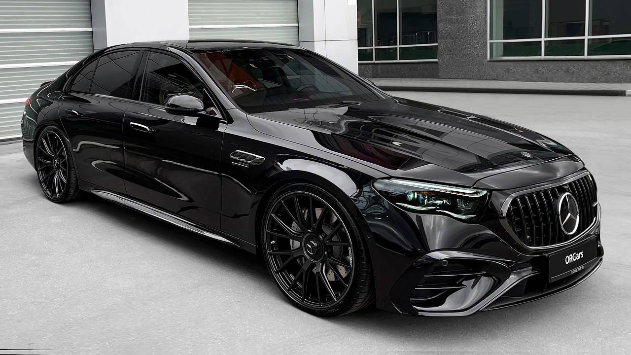 2025 Mercedes AMG E 53 - новый брутальный седан в деталях смотреть онлайн