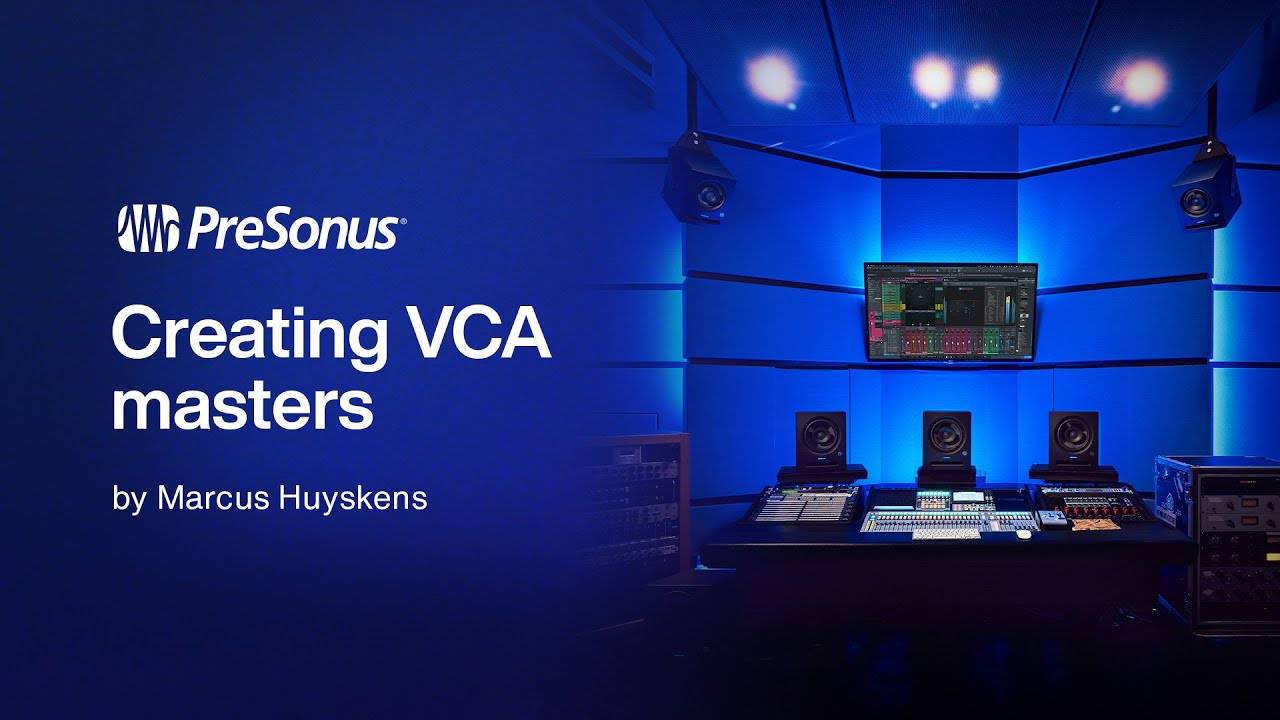 Studio One Pro 7: Creating VCA Masters to Mix in Dolby Atmos | Part 9