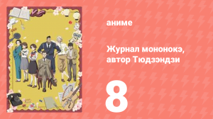 Журнал мононокэ, автор Тюдзэндзи 8 серия (аниме-сериал, 2025)