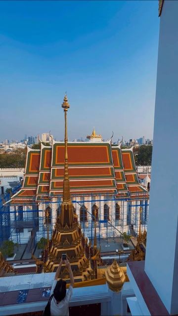 Красивый храм в старом городе Бангкока