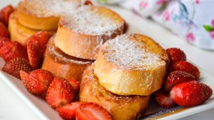 Летний завтрак в аэрогриле - дети такое любят! Готовим сладкие гренки