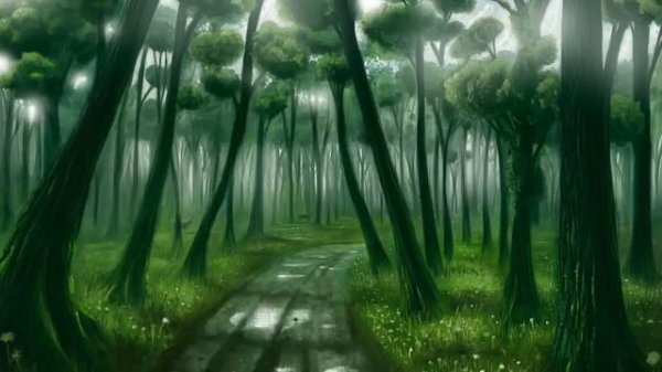 Атмосфера D&D - Дневное время в лесу