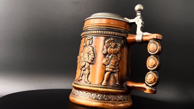 Коллекционная пивная кружка Германия керамика Gerz