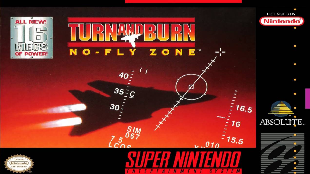 TURN AND BURN - No-Fly Zone (SNES) Полное прохождение смотреть онлайн