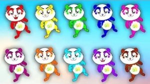 10 Маленьких панд | Детские стишки и песенки Панда Бо