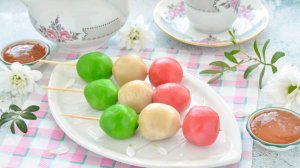 Японские данго десерт