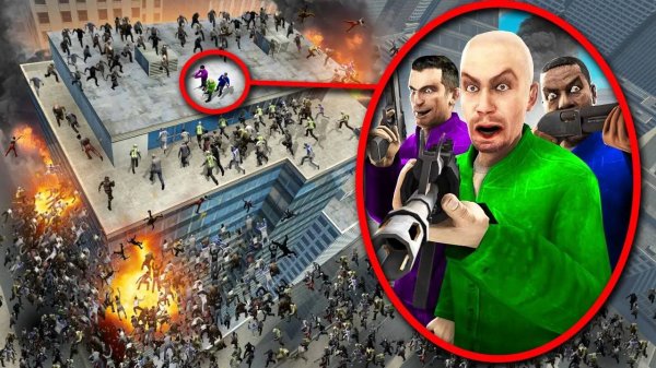 24 ЧАСА ВЫЖИВАНИЯ НА НЕБОСКРЕБЕ В ЗОМБИ АПОКАЛИПСИС! УГАР И БЕЗУМИЕ В Garry`s Mod