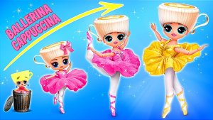 Балерина Капучино растёт! Из Нерда в популярную Italian Brainrot! Поделки для кукол ЛОЛ