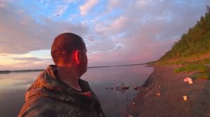 Ночная рыбалка на реке Печора. Готовим жаркое на турбо-печке. Утренний клёв порадовал.