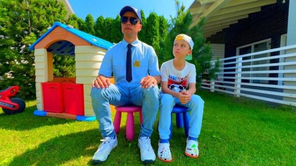 Mark play and shows are studying professions for kids and other funny children's stories