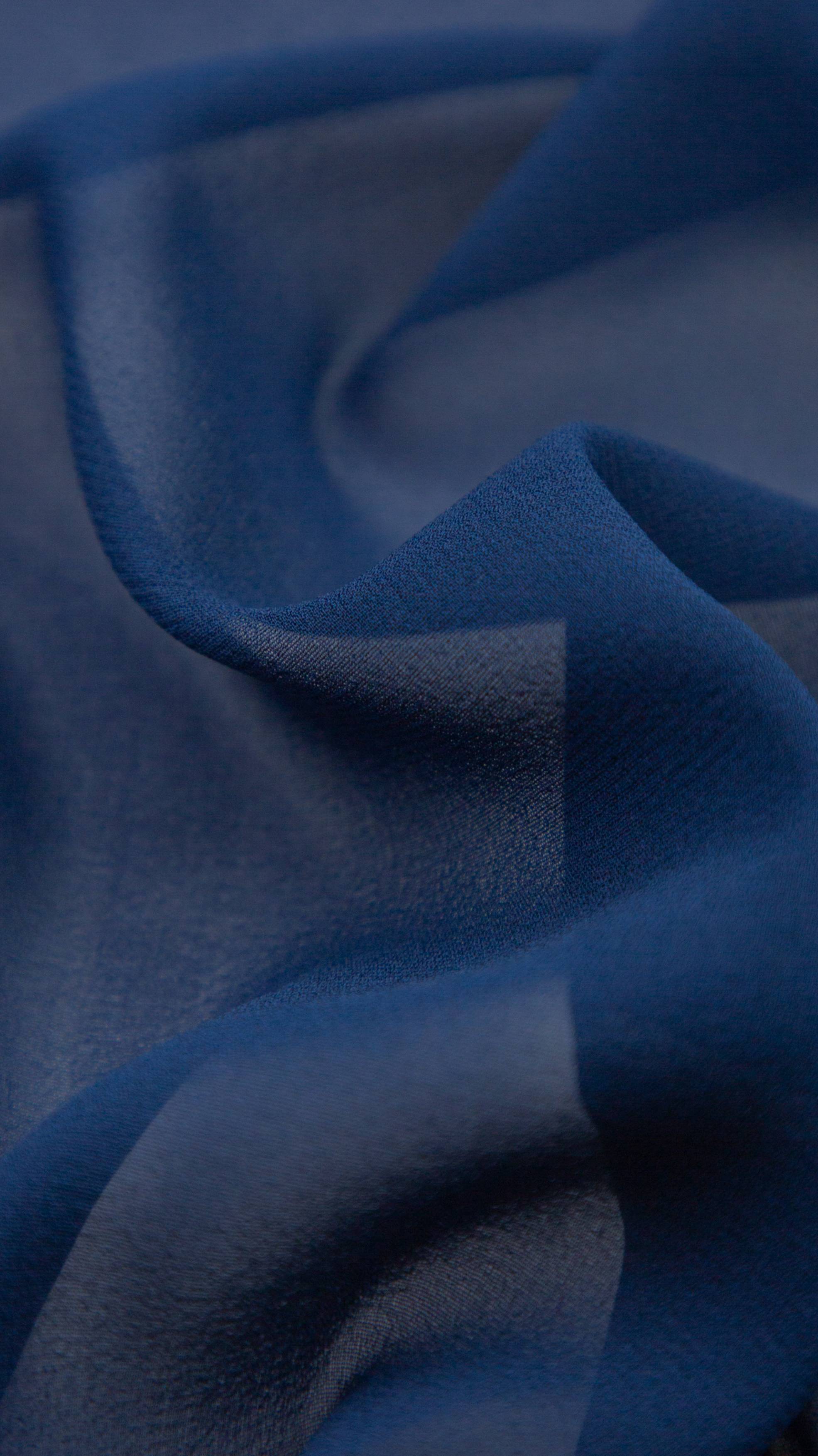 A1_1028 Блузочная ткань Синяя, 132 см смотреть онлайн