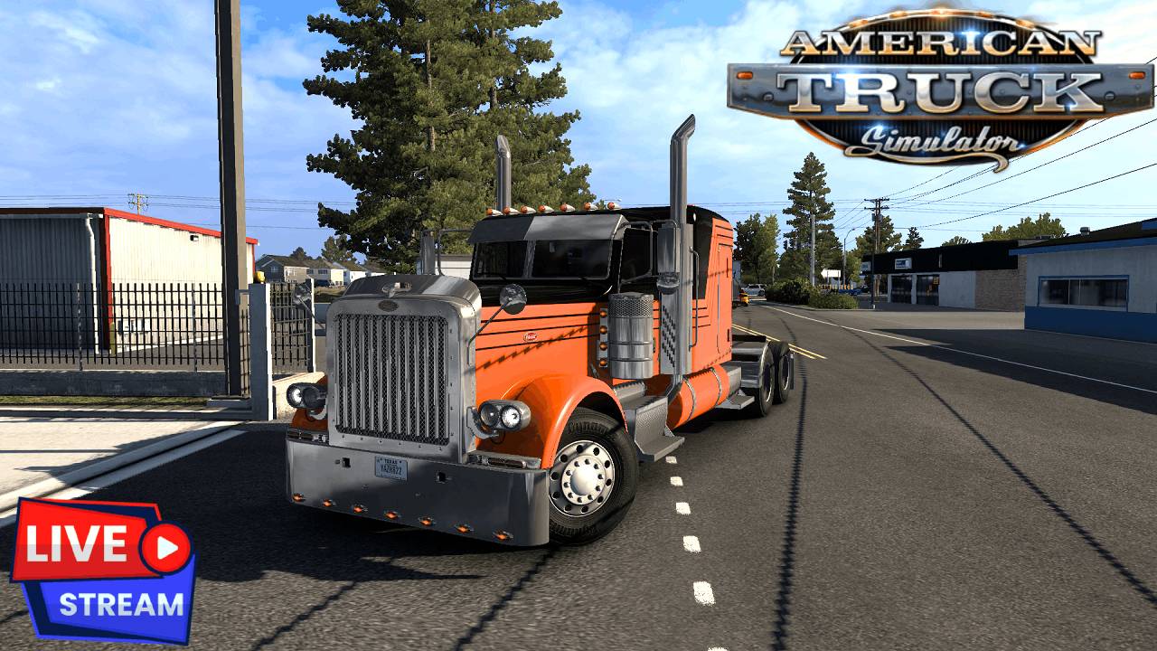American Truck Simulator НА РАБОТУ КАК НА ПРАЗДНИК #ats🚛🌍 смотреть онлайн