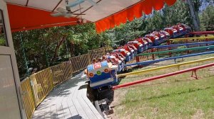 Бишкек Кыргызстан Панфиловский парк аттракционов,ракета.Киргизия
