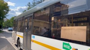 Автобус ЛиАЗ-4292.60(1-2-1) следует по маршруту 22 ”А/с Лыткарино-Песчаная ул. - МЦД Люберцы”