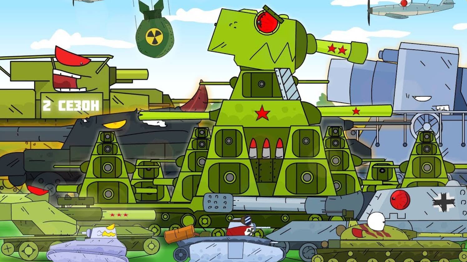 Все серии 2 сезона Стальные монстры, Мультики про танки (Gerand) смотреть онлайн