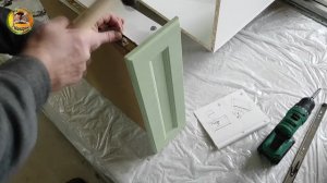 Как собрать и установить выдвижной  ящик в кухонном шкафу 7 часть сборки КухГар