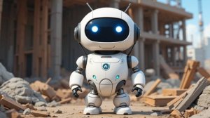 Песенка про РОБОТА на стройке