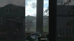 вид из окна.