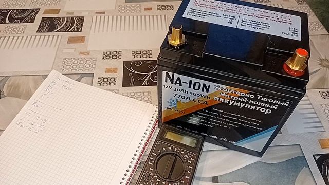 Измерение внутреннего сопротивления. Натрий-ионный аккумулятор. смотреть онлайн