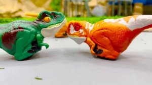 Влад и Ники Мир юрского периода приключения с игрушками